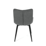 Jídelní židle, šedá, látka, HC-462 GREY2