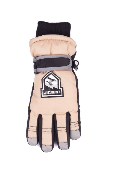 Lyžařské rukavice YOCLUB REN-0338C tmavě modrá 18 cm