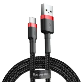 Baseus CATKLF-C91 kabel USB-A na USB-C 2m černá / 2A (CATKLF-C91)