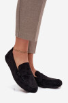 Loafersy Mokasyny Dámské Ploché Černé Soreline 39