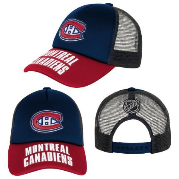 Outerstuff Dětská kšiltovka Montreal Canadiens NHL True Retro Meshback Trucker