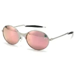 VeyRey Oválné polarizační sluneční brýle Pemu šedá obruba růžová skla (8596545422282)