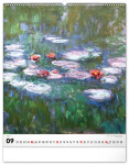 Nástěnný kalendář 2027 Notique Claude Monet, 48 x 56 cm