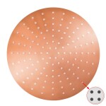 RAV Slezák - Hlavová sprcha kulatá kovová ø 30 cm s 4-otvorovými tryskami, Zlatá Růžová - lesklá KS0001/4ZRL KS0001/4ZRL