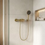 REA - Sprchová baterie Lungo Stripe BRUSH GOLD REA-B9490