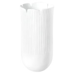 Räder Exkluzivní set: Porcelánová váza Daisy + aranžovací kroužek Hanataba, bílá barva, porcelán