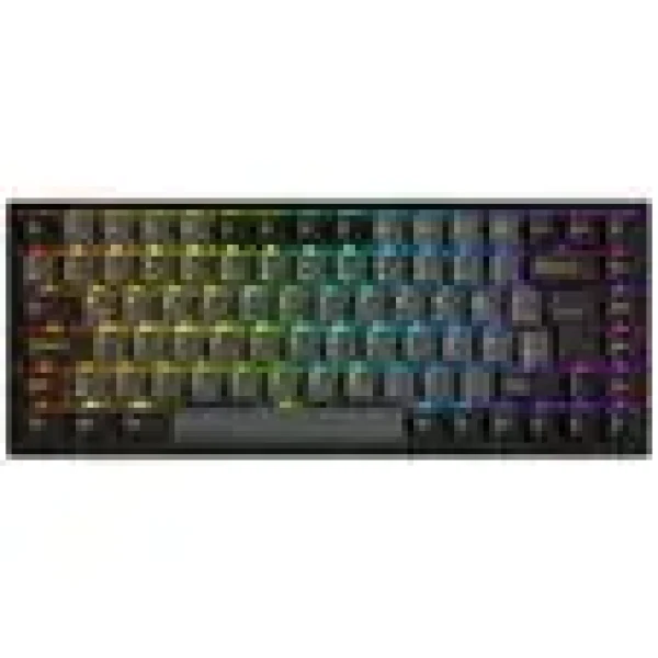 AKKO 3084B Plus zlatá/černá / herní klávesnice / RGB – Akko V3 Pro Switches / ISO DE / USB-C / Bluetooth (6978414651214)