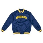 Mitchell & Ness Pánská bunda Michigan Wolverines NCAA Lightweight Satin Velikost: M