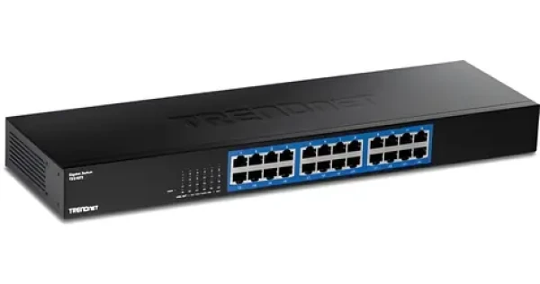 TRENDnet TEG-S25 / Switch / 24-port / 10/100/1000 Mbps / 48 Gbit/s / bez ventilátoru / 19" rack (TEG-S25)