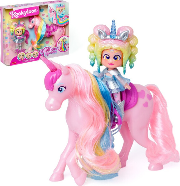 Panenka KookyLoos Rainbow Unicorn
