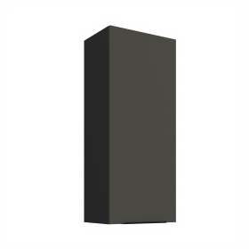 Horní skříňka Aria 45 G-108 1F Barva korpusu: Černá, Barva dvířek: GR - Graphite AFM