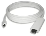 PremiumCord Kabel mini DisplayPort 1.2 – HDMI 2.0 bílá / Kabel / 4K 60Hz / M/M / 2 m (kportadmk04-02)