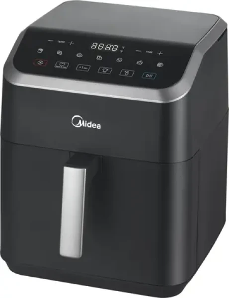 Midea MAD55000ADK černá / Horkovzdušná fritéza / 1900 W / objem 5.5 l (MAD55000ADK)