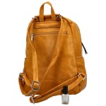 Stylový dámský koženkový kabelko/batoh Cedra, žlutý