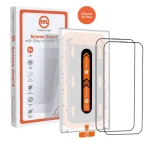 Mobile Origin Orange Screen Guard ochranné sklo pro Apple iPhone 15 Plus s aplikátorem / 2 ks (SGA-F-i15Plus-2pk)