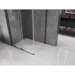 MEXEN/S - Velar sprchový kout, posuvné dveře 90 x 110, transparent, grafit metal 871-090-110-01-95