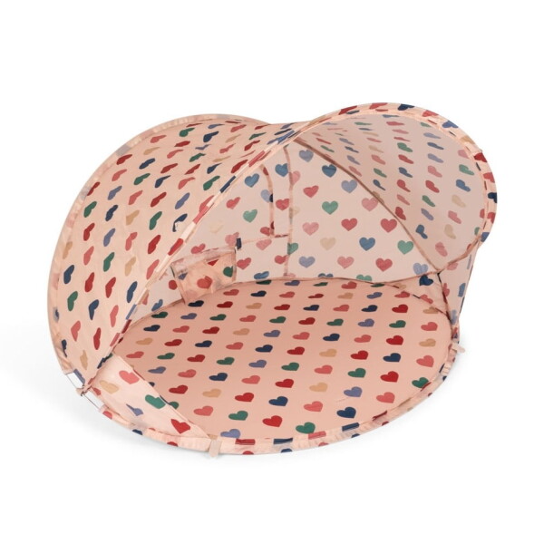 Konges Sløjd Plážový pop up stan s UPF 50+ / Bon Coeur Coloré Mini, růžová barva, multi barva, textil