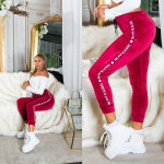 Sexy loungewear Jogger Plyšový vzhled "Enjoy"