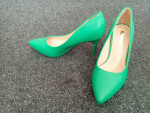Dámské lodičky na jehlovém podpatku B-831 Zelená - Bellucci zelená 39