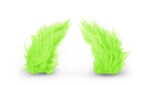 Etape – dekorace na přilbu FUNNY KIT, zelená fluo