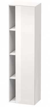 DURAVIT - DuraStyle Skříňka vysoká 180x50x36 cm, pravá, lesklá bílá DS1249R2222