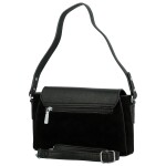 Módní dámská koženková kabelka na rameno Harper, černá