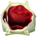 Stylová koženková kabelka na rameno LB Larysa, žlutá