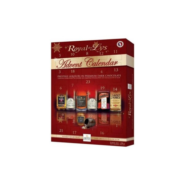 Abtey Adventní kalendář Royal des Lys alkoholový 290g