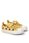 Children's Sneakers With Velcro BIG STAR JJ374056 Yellow