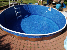Crystalpool Výměna fólie u nadzemních bazénů(průměr 3,6m)