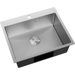 MEXEN - Solix ocelový dřez 1-bowl 600 x 500 mm, nerez HC 6408601000-01HC