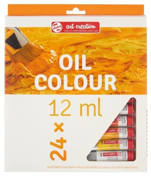 Talens Art Creation olejové barvy sada 24 x 12 ml