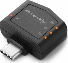 Rozbaleno - Sharkoon Mobile DAC PD černá / zvuková karta / USB-C / 1x 3.5mm jack 1x USB-C / rozbaleno (4044951028283.rozbaleno)