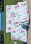 GREEN GATE Toaletní taštička Nikolina Pale Blue, modrá barva, textil