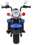 Mamido Dětská elektrická motorka Chopper modrá