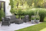 KETER SCANDI LINEA 3 SEATERS SET - Mountain Grey/Grafit