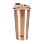 Růžový luxusní termohrnek - Albi