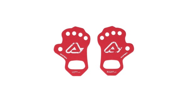 Chrániče Acerbis do rukavic červená/bílá červená/bílá L/XL