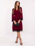 Dámské šaty 92477.18P bordó - FPrice one size