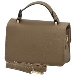 Módní dámská koženková kabelka do ruky Derin, khaki