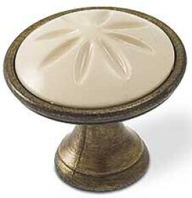 Siro Nábytková knopka 1919 staromosaz (S14039)