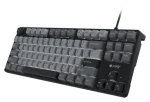 Fury Kanabo K2 černo-šedá / Mechanická herní klávesnice / US layout / USB / LED podsvícení / 80% (NFU-2386)