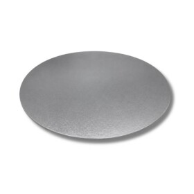 Podložka pod dort MDF TENKÁ Cake Star stříbrná kruh 30 cm 12" (1 ks)