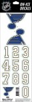 Sport Star Samolepky na Helmu St. Louis Blues NHL Decals White
