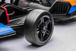 Mamido Dětská elektrická motokára McLaren Drift oranžová
