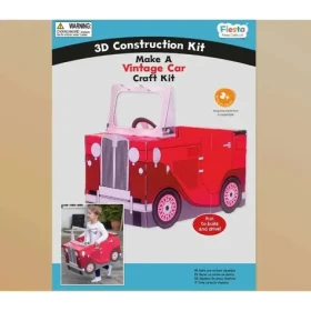 Fiesta Crafts 3D skládačka Vintage auto červená