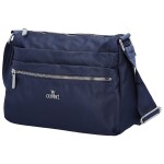Trendy dámská nylonová crossbody kabelka Nomia, tmavě modrá