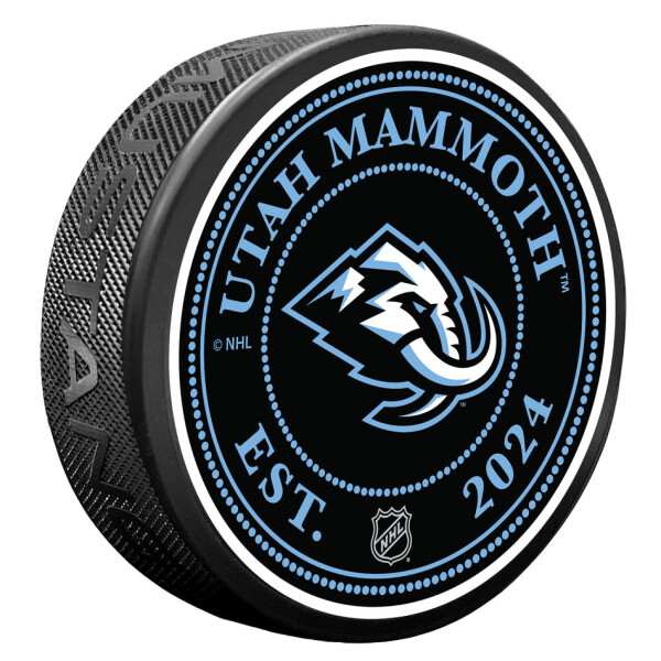 Mustang Puk Utah Mammoth NHL Stud Puck
