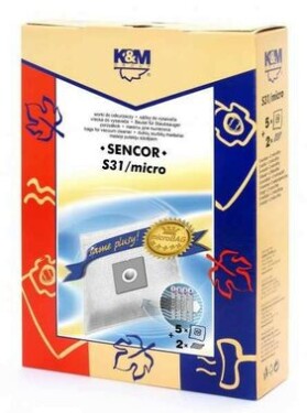 K&M S31 MICRO Sencor SVC45 RD/WH 5 ks