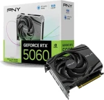 PNY GeForce RTX 5060 Single Fan 8GB / Grafická karta / 2280MHz / 8GB GDDR7 / 128-bit / 1x HDMI + 3x DP / 550W (8) (VCG50608SFXPB1)